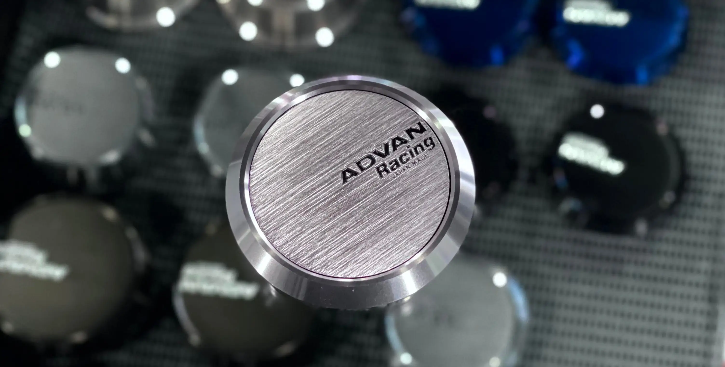 advan wheel centre cap gun metal