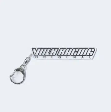 Rays Volk Racing eng Logo Key Chain in black