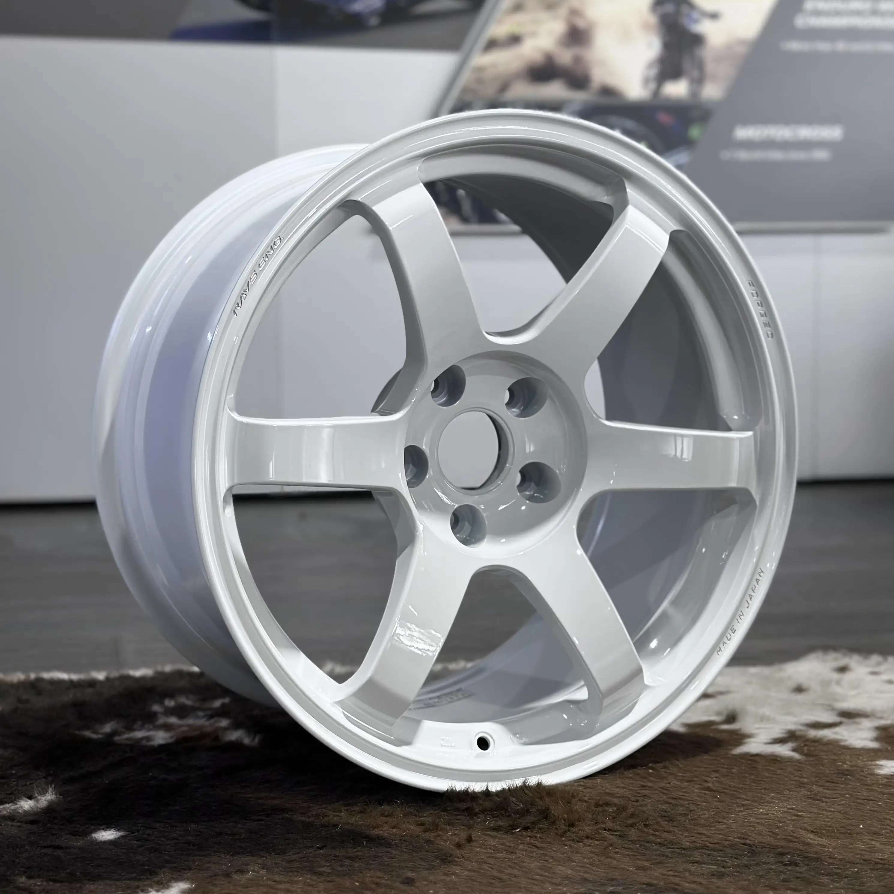 rays volk racing te37 saga sl in white for mitsubishi evolution 8 evo 9 in australia