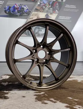 Inner barrel clearance profile of an 18 inch Face 4 concave RAYS CE28 N-Plus track wheel in classic Bronze finish