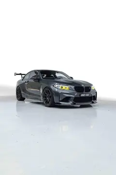 BMW F87 M2 receiving 19-inch RAYS Volk Racing ZE40 wheel fitment at KA Autosport Australia workshop