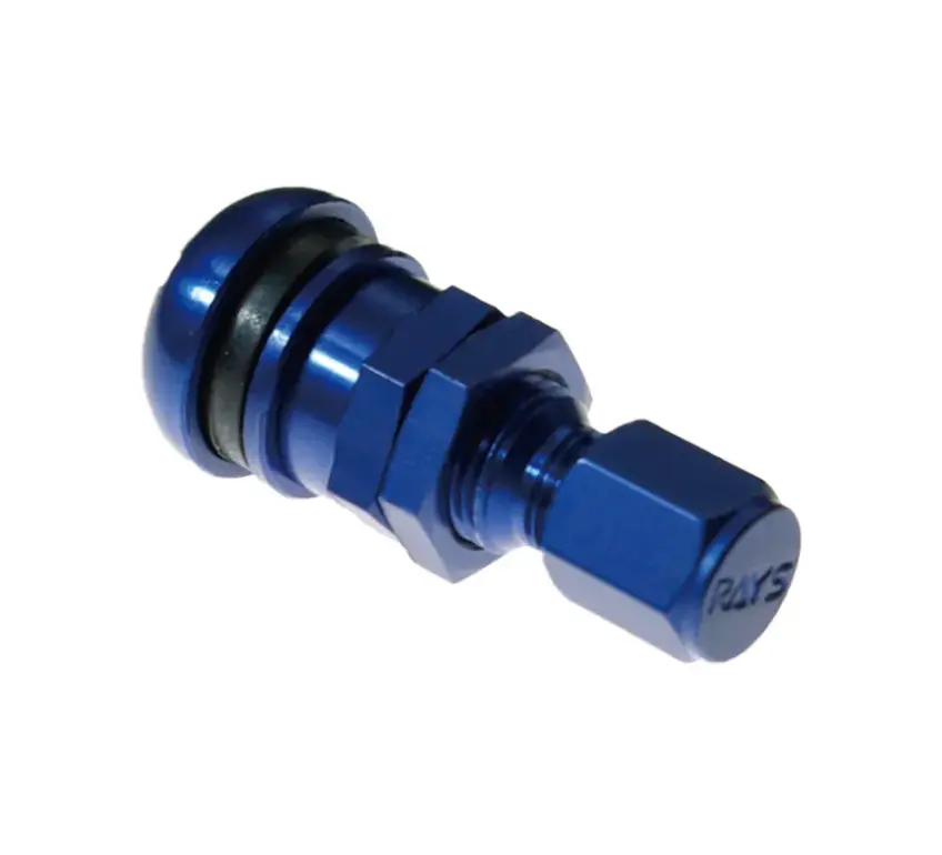 TE37 CE28 G025 wheel blue air valve