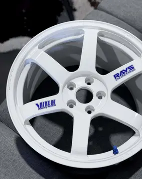 RAYS Volk Racing TE37 30th Anniversary SAGA S-Plus forged wheel in Dash White - KA Autosport Australia