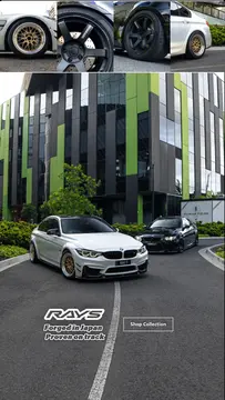 RAYS Wheel TE37 on BMW E92 M3