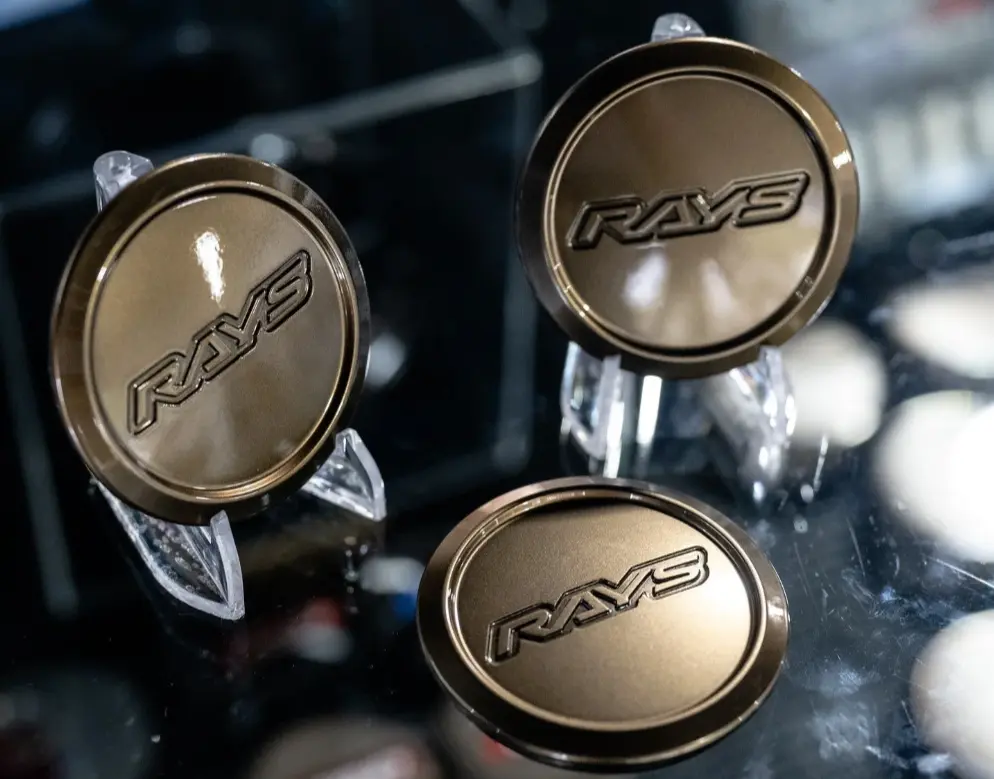 rays te37 shining bronze wheel cap