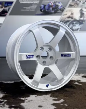 RAYS Volk Racing TE37 30th Anniversary SAGA S-Plus White wheel set at KA Autosport Australia