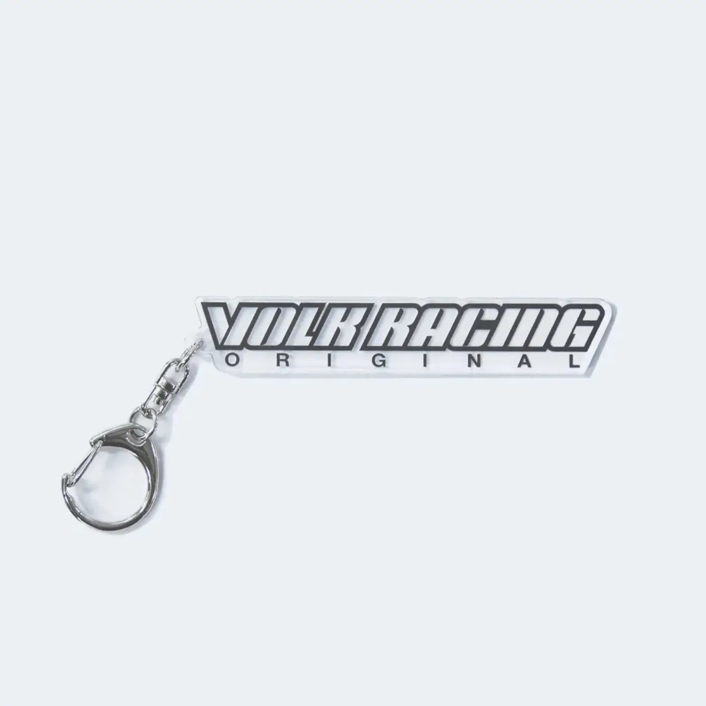 Rays Volk Racing eng Logo Key Chain in black