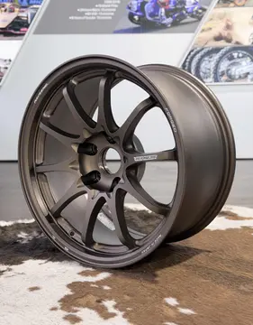 Side profile highlighting the rigid 10 spoke design and concave face of a Bronze CE28 N-Plus