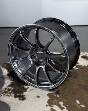 Premium Yokohama Advan Racing RSIII 10 spoke wheel in the liquid metallic Racing Hyper Black finish