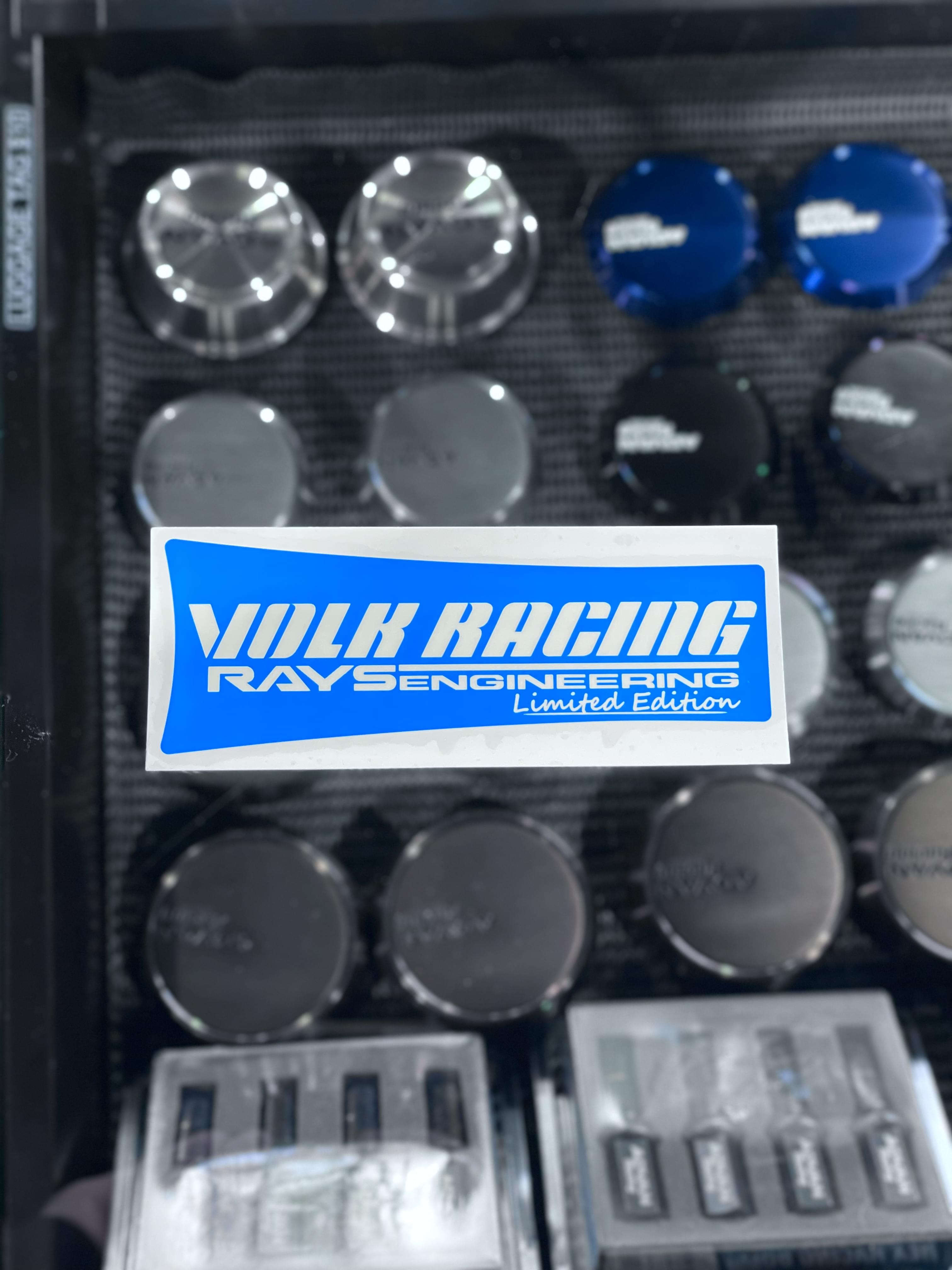 RAYS Volk Racing TE37 SL Stickers - Blue Limitied Edition - Offical ...